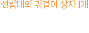 선발대의 귀걸이 상자 1개 경험치 증폭제[10%] 10개 무기 강화 주문서 5개